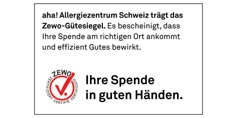 Zewo - Ihre Spende in guten Händen